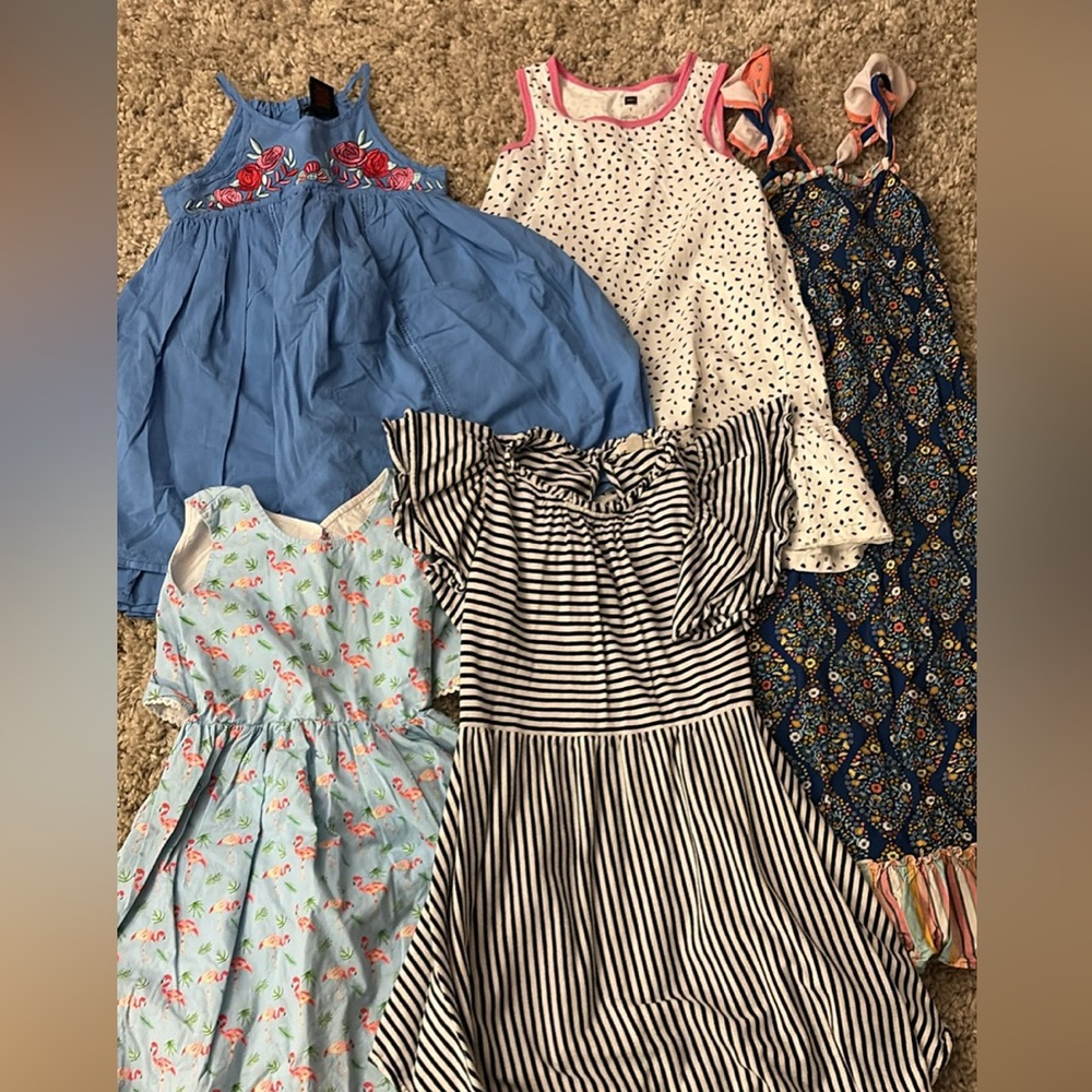 Girls size 6 Dress lot, 5 dresses